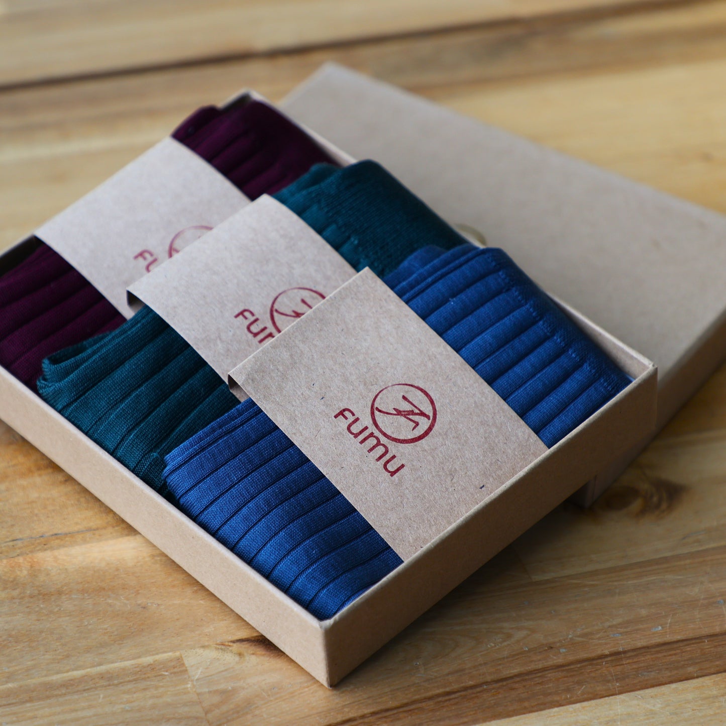 Fumu Plain Cotton Socks