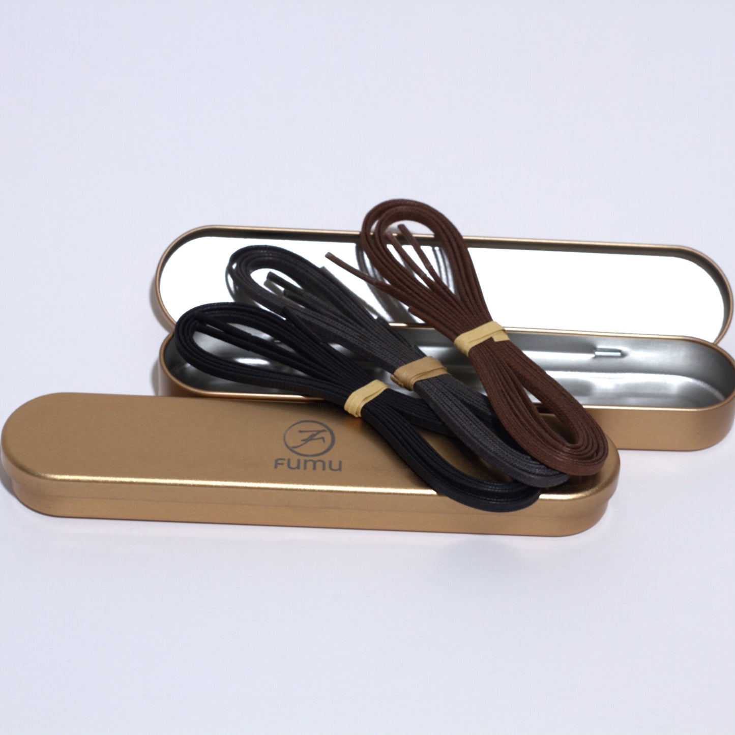 Fumu Flat Waxed Cotton Shoelaces