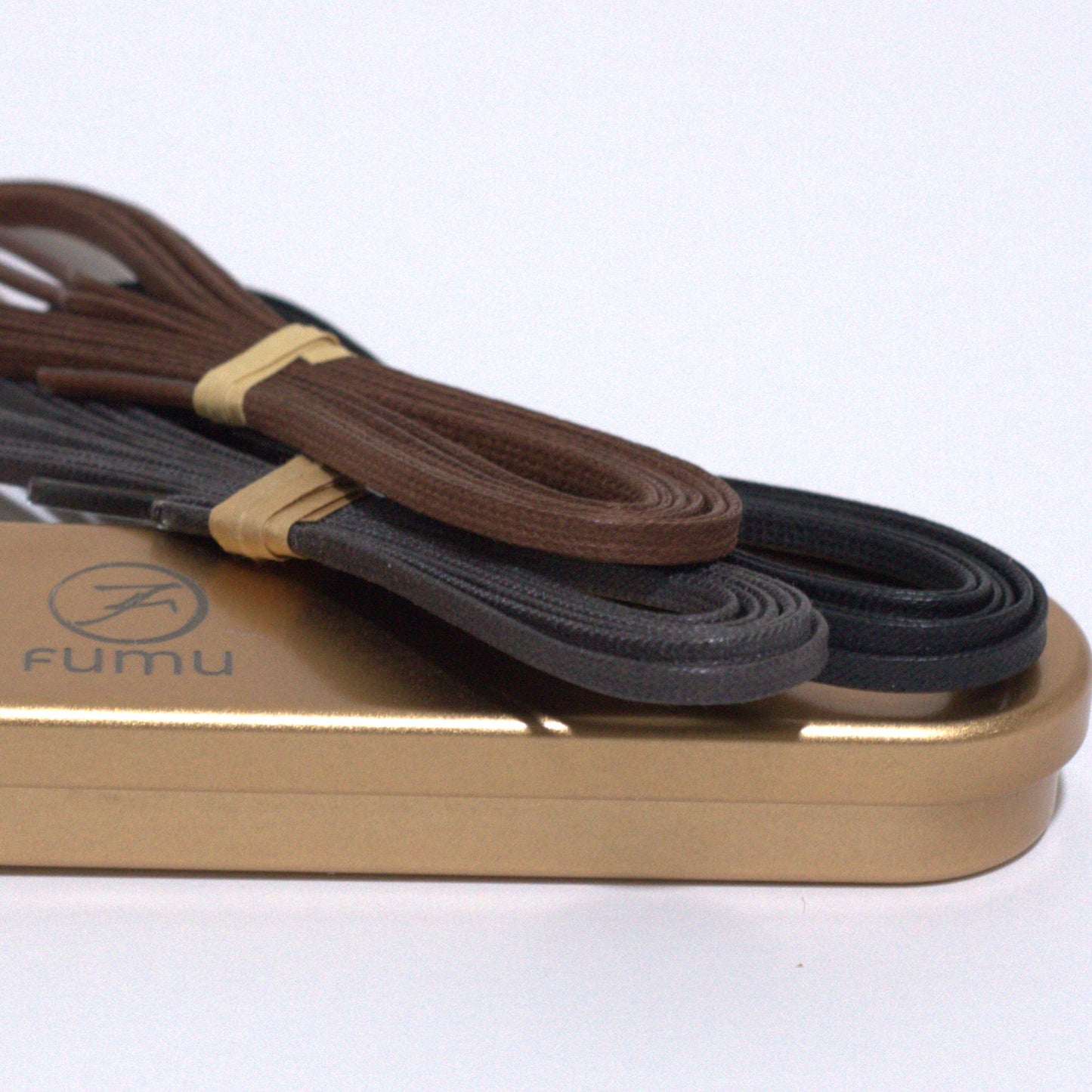Fumu Flat Waxed Cotton Shoelaces