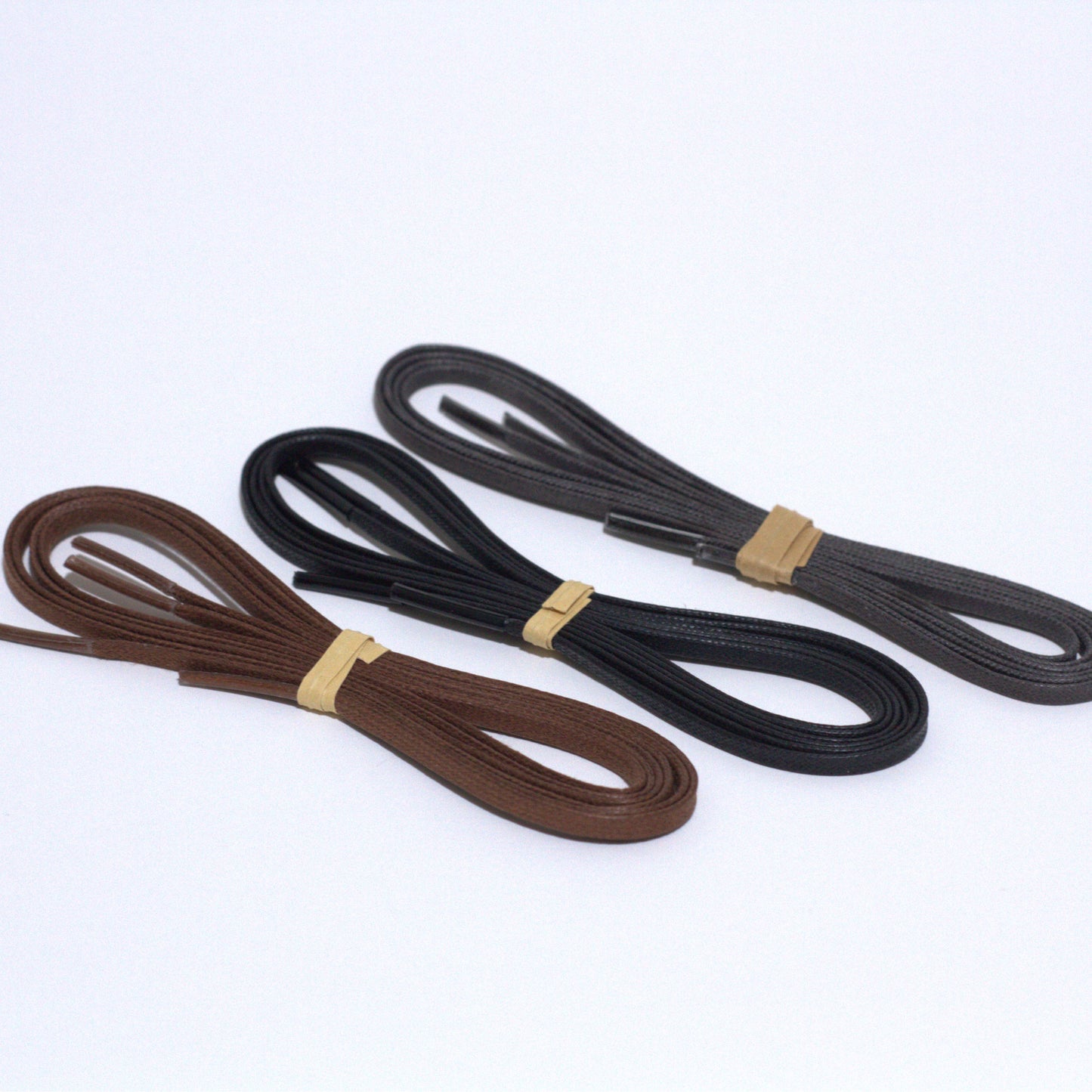Fumu Flat Waxed Cotton Shoelaces