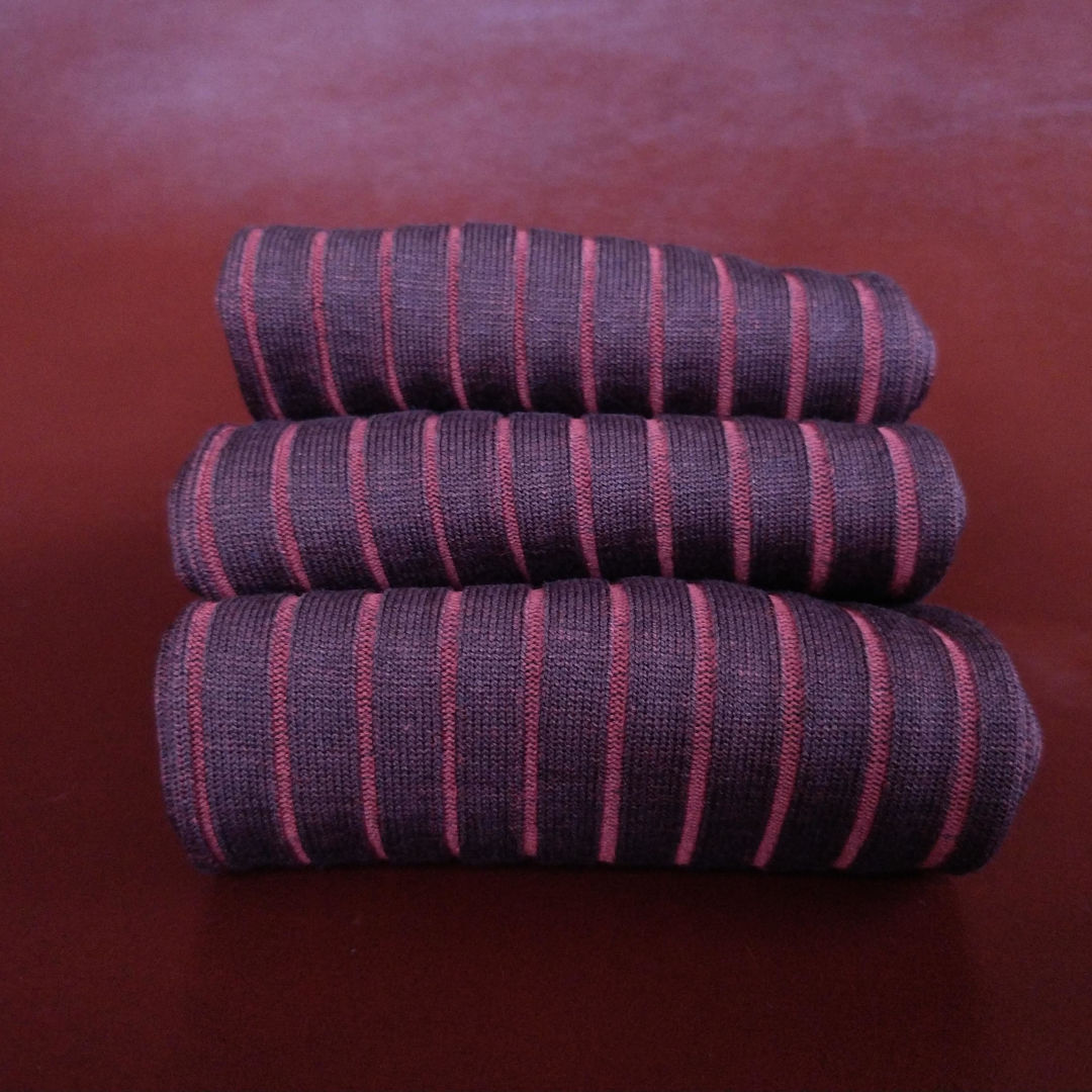 Fumu Striped Cotton Socks