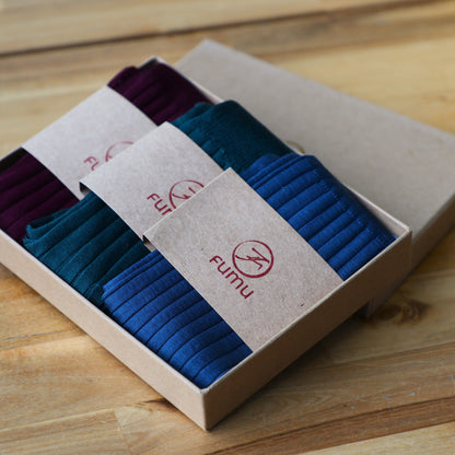 Fumu Plain Cotton Socks