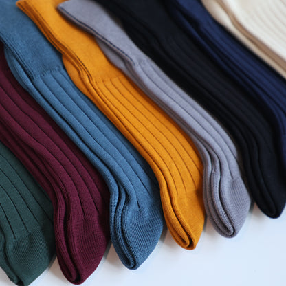 Fumu Plain Cotton Socks