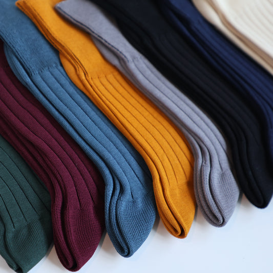Fumu Plain Cotton Socks