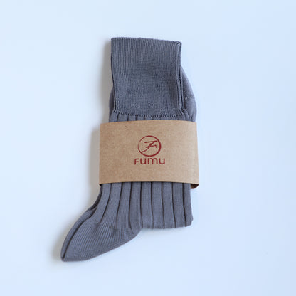 Fumu Plain Cotton Socks