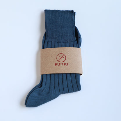Fumu Plain Cotton Socks