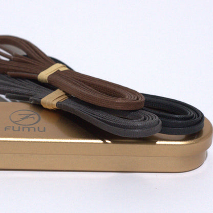 Fumu Flat Waxed Cotton Shoelaces