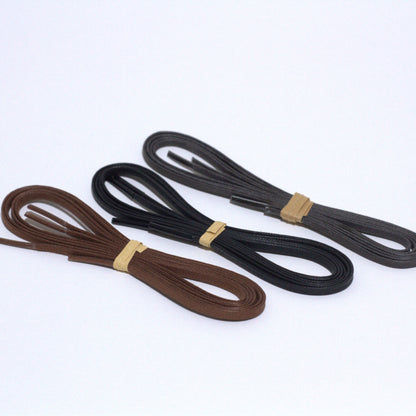 Fumu Flat Waxed Cotton Shoelaces