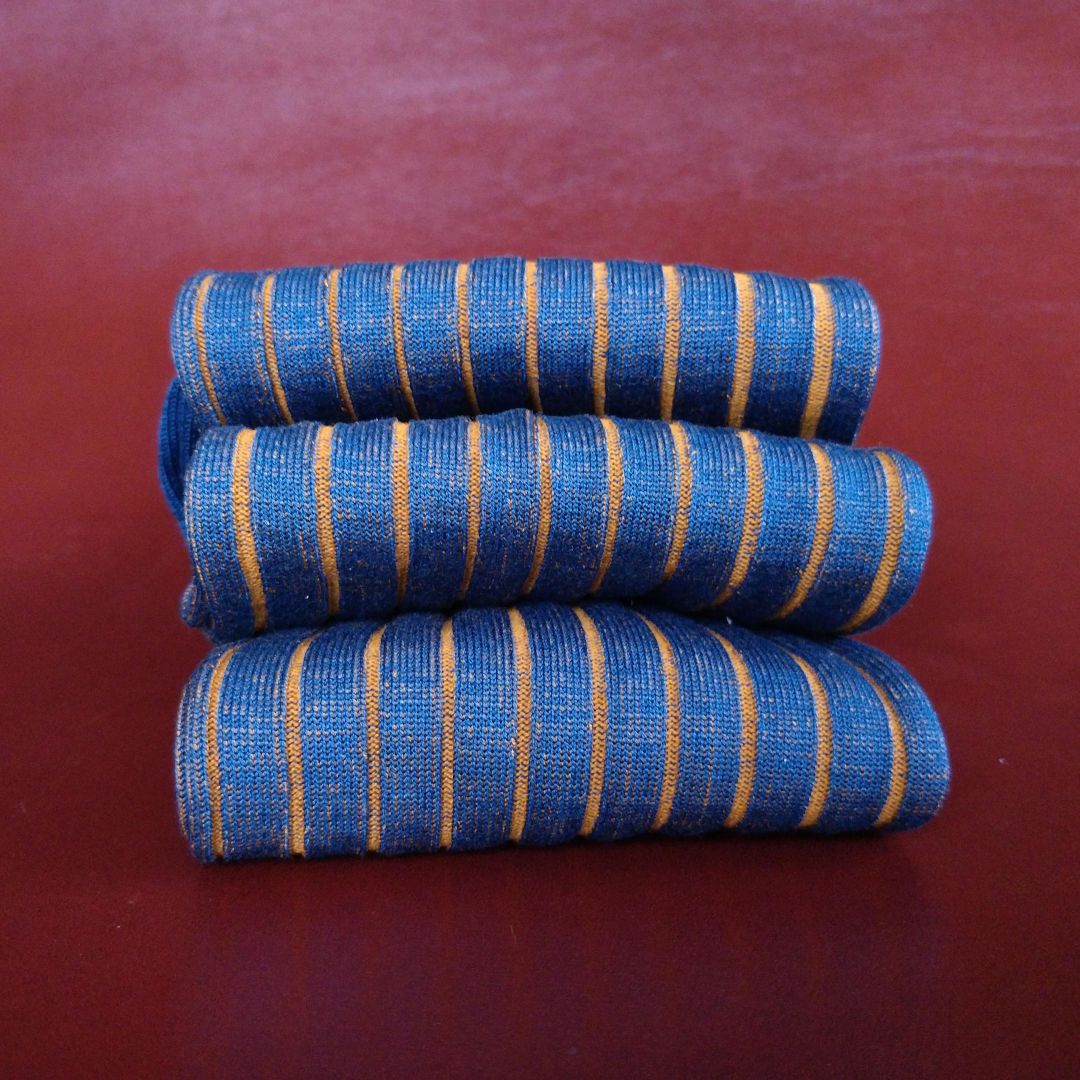 Fumu Striped Cotton Socks