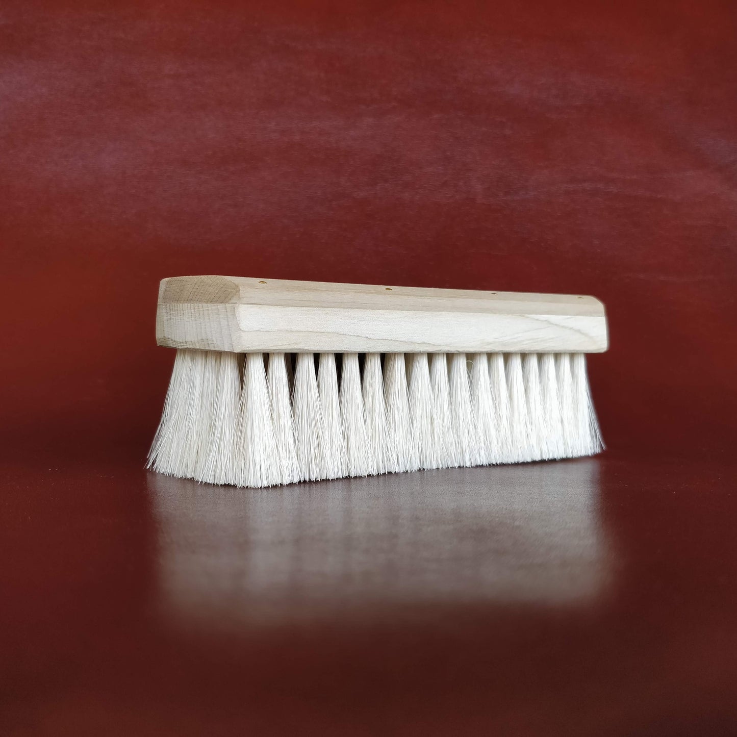 Unobrush Horse Hair Shoe Shine Brush by Fumu SideAngle