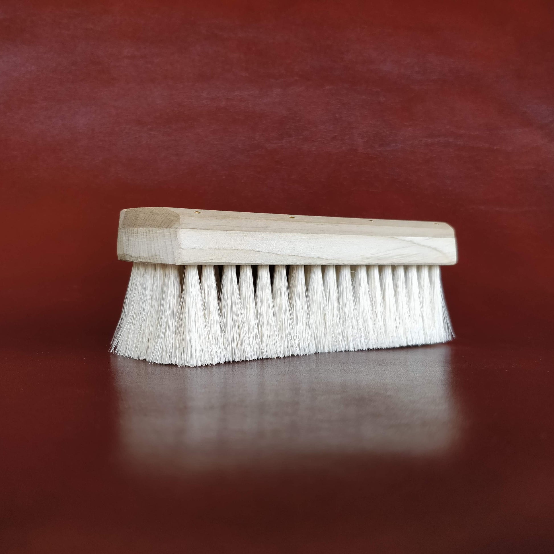 Unobrush Horse Hair Shoe Shine Brush by Fumu SideAngle